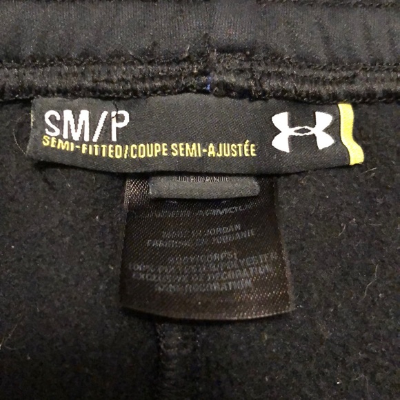 UNDER ARMOR  STORM black semi fitted sweat pants - Picture 3 of 4